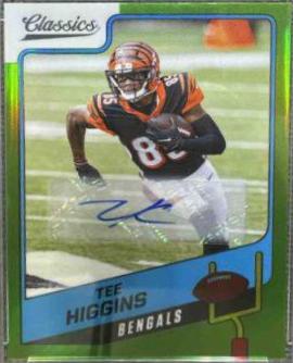 Tee Higgins [Premium Edition Significant Signature Green] #30