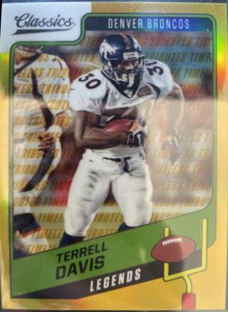 Terrell Davis [Premium Edition Timeless Tributes Gold] #129