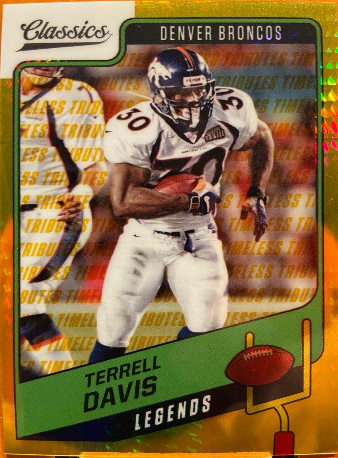 Terrell Davis [Timeless Tributes Gold] #129