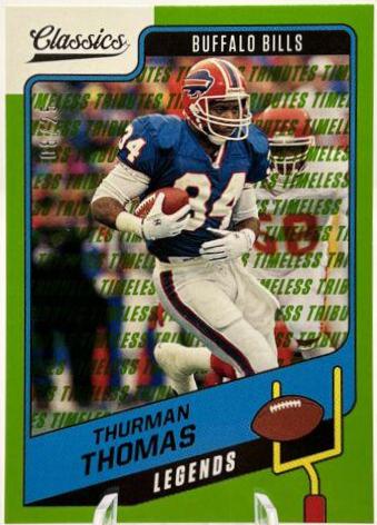Thurman Thomas [Timeless Tributes Green] #122