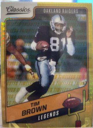 Tim Brown [Timeless Tributes Gold] #110