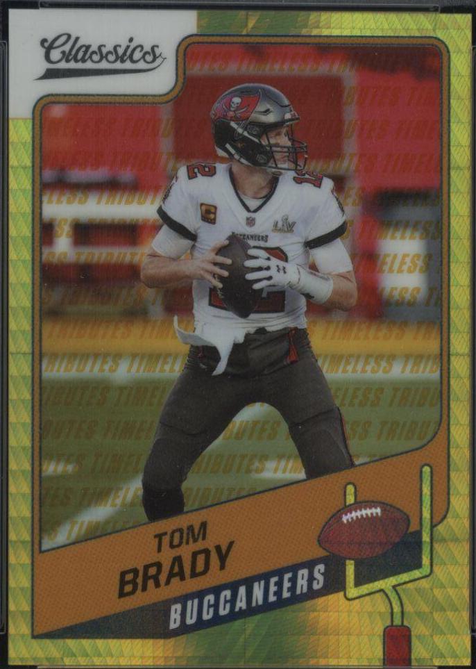 Tom Brady [H2 Premium Edition Timeless Tributes Gold] #22