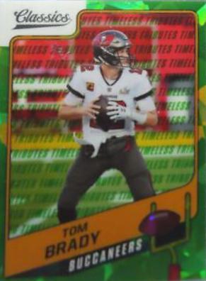 Tom Brady [H2 Premium Edition Timeless Tributes Green] #22