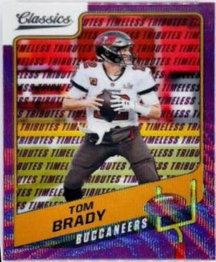 Tom Brady [H2 Premium Edition Timeless Tributes Purple] #22