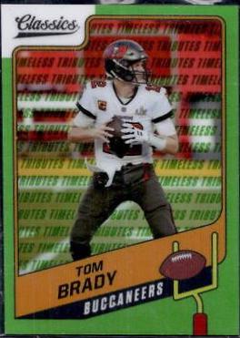 Tom Brady [Premium Edition Timeless Tributes Green] #22