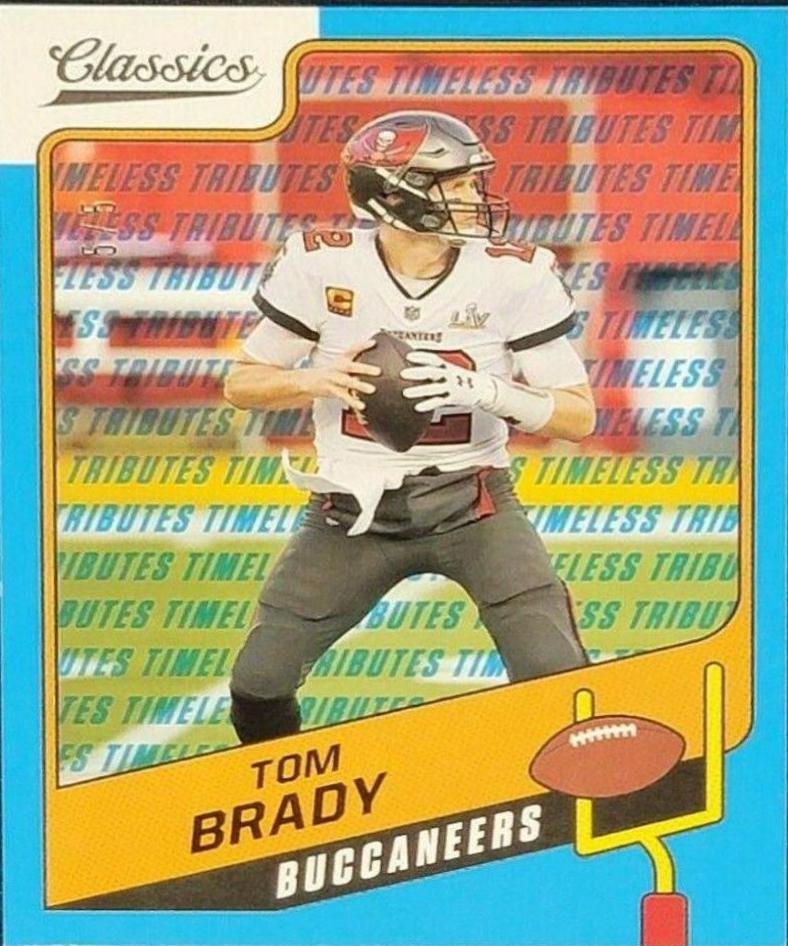 Tom Brady [Timeless Tributes Blue] #22