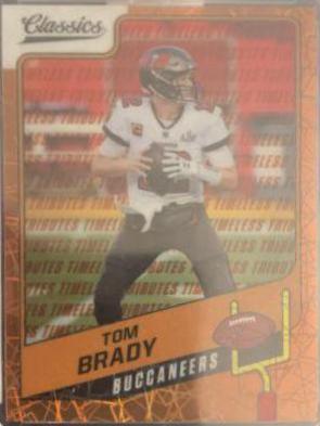 Tom Brady [Timeless Tributes Orange] #22