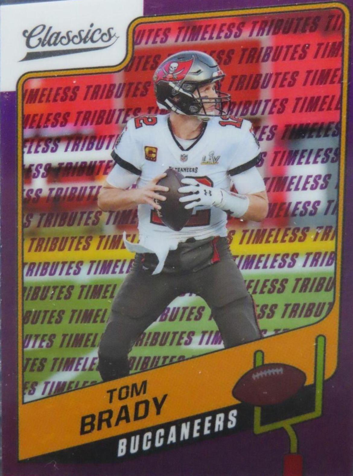 Tom Brady [Timeless Tributes Purple] #22