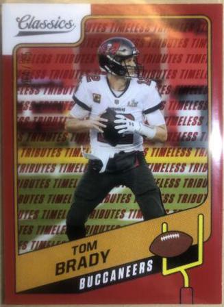 Tom Brady [Timeless Tributes Red] #22