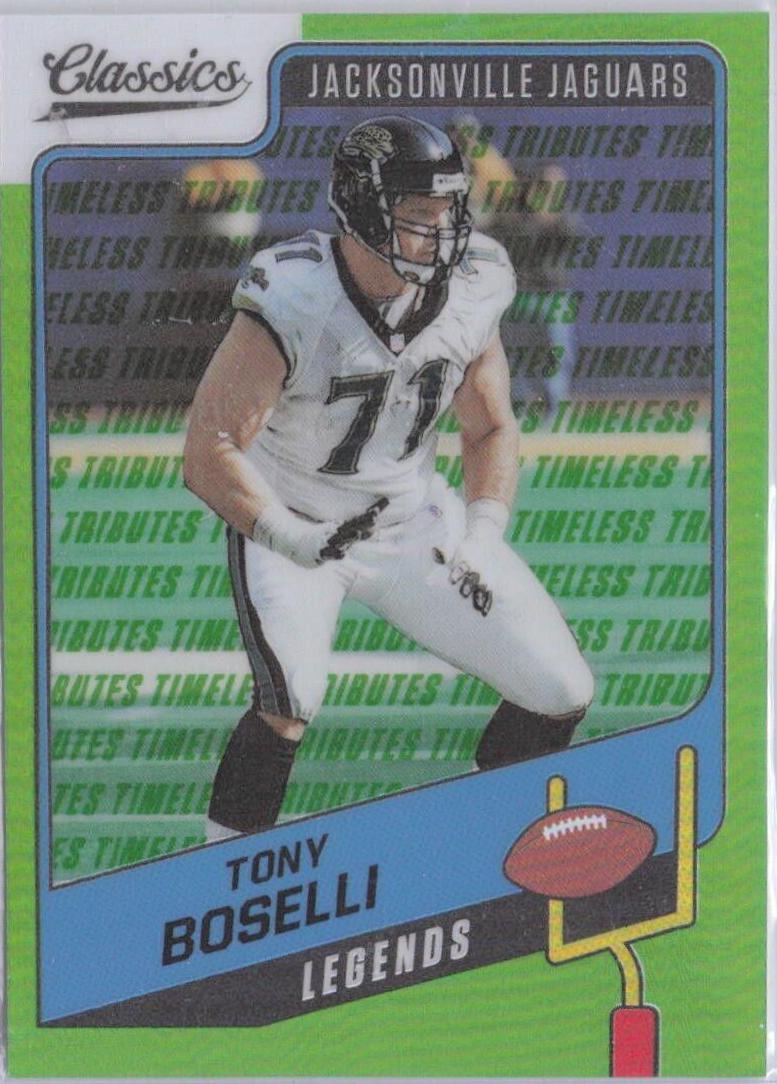 Tony Boselli [Premium Edition Timeless Tributes Green] #121