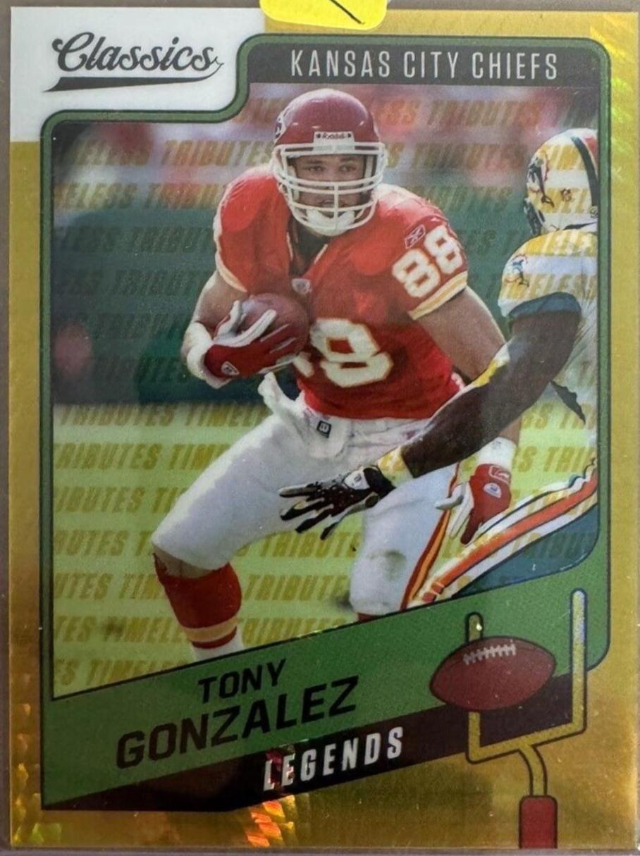 Tony Gonzalez [H2 Premium Edition Timeless Tributes Gold] #136