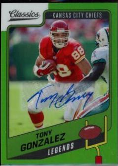 Tony Gonzalez [Premium Edition Significant Signature Green] #136