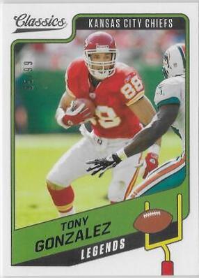 Tony Gonzalez [Red Back] #136