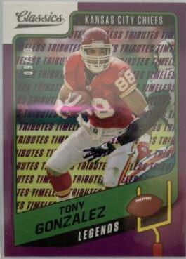 Tony Gonzalez [Timeless Tributes Purple] #136
