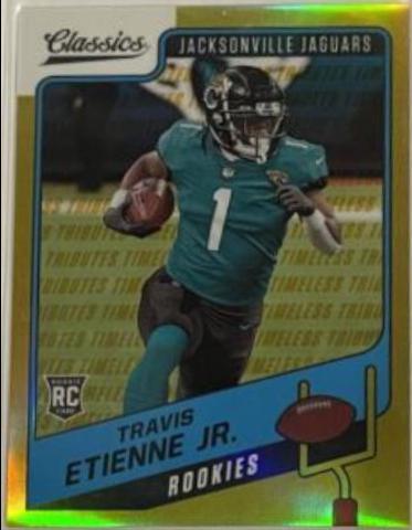 Travis Etienne Jr. [Premium Edition Timeless Tributes Gold] #164