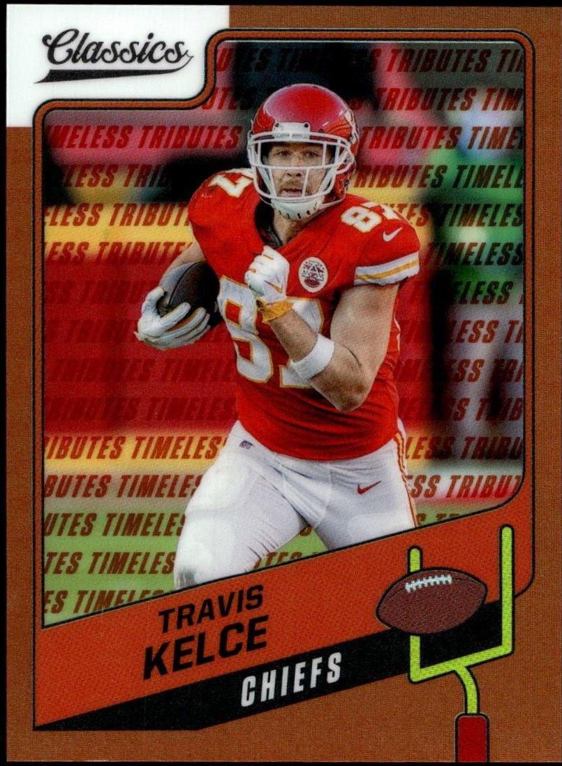 Travis Kelce [Timeless Tributes Orange] #93