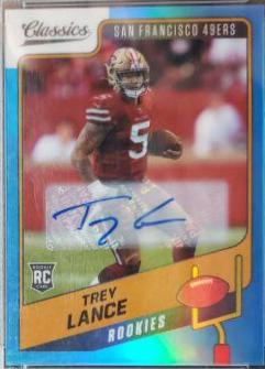 Trey Lance [Premium Edition Significant Signature Blue] #153