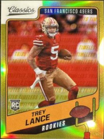 Trey Lance [Premium Edition Timeless Tributes Gold] #153