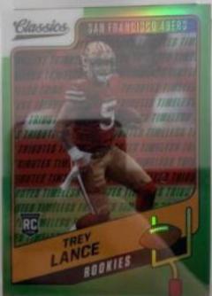 Trey Lance [Premium Edition Timeless Tributes Green] #153