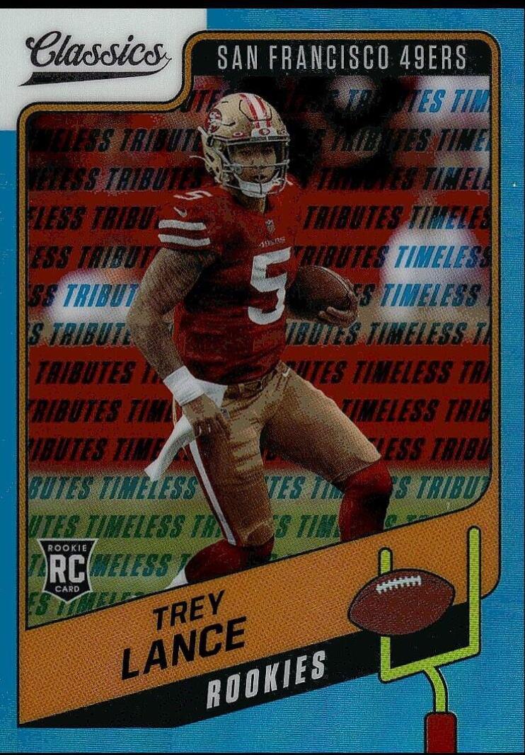 Trey Lance [Timeless Tributes Blue] #153