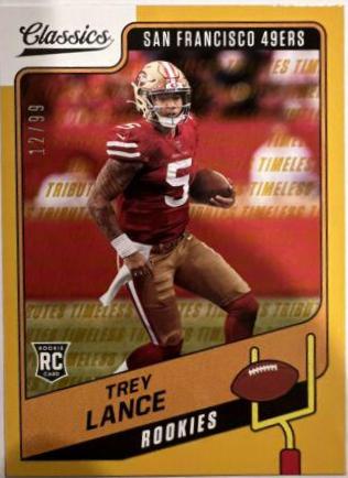 Trey Lance [Timeless Tributes Gold] #153