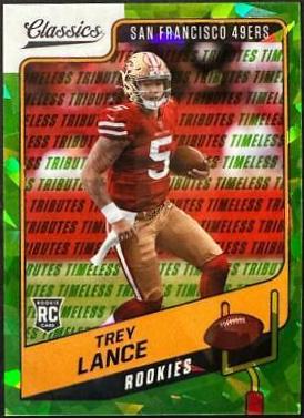 Trey Lance [Timeless Tributes Green] #153