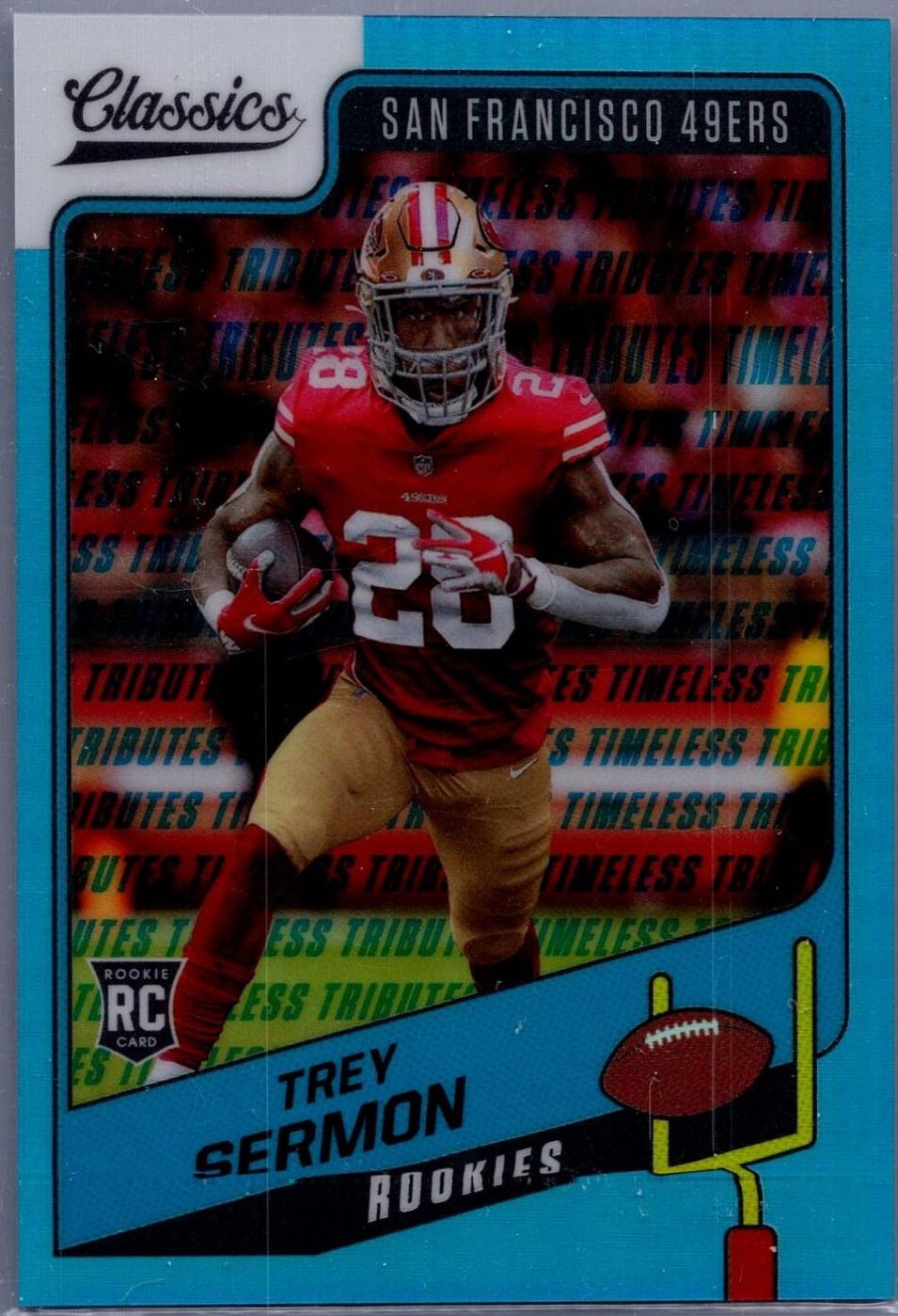 Trey Sermon [Premium Edition Timeless Tributes Blue] #174