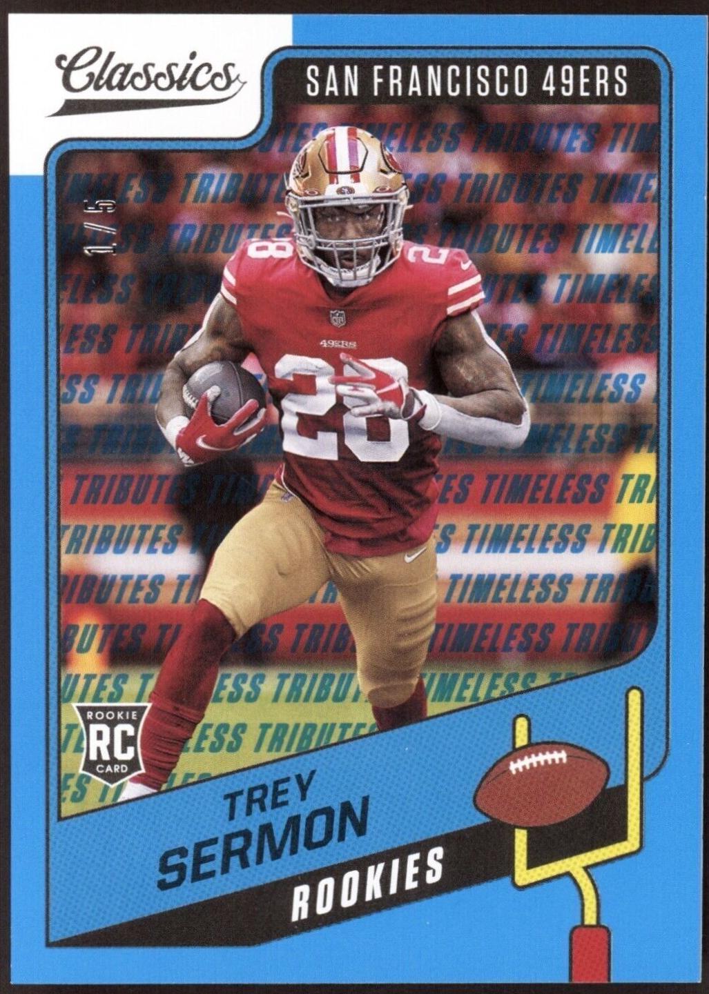 Trey Sermon [Timeless Tributes Blue] #174