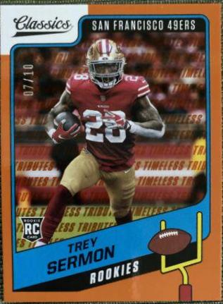 Trey Sermon [Timeless Tributes Orange] #174