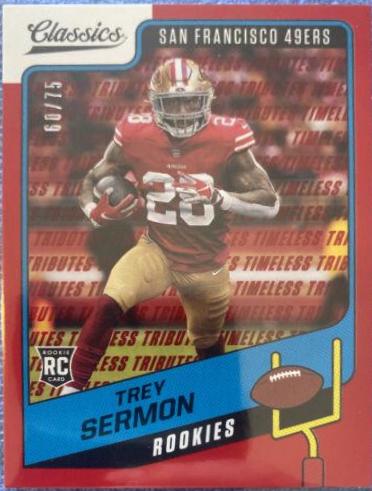 Trey Sermon [Timeless Tributes Red] #174