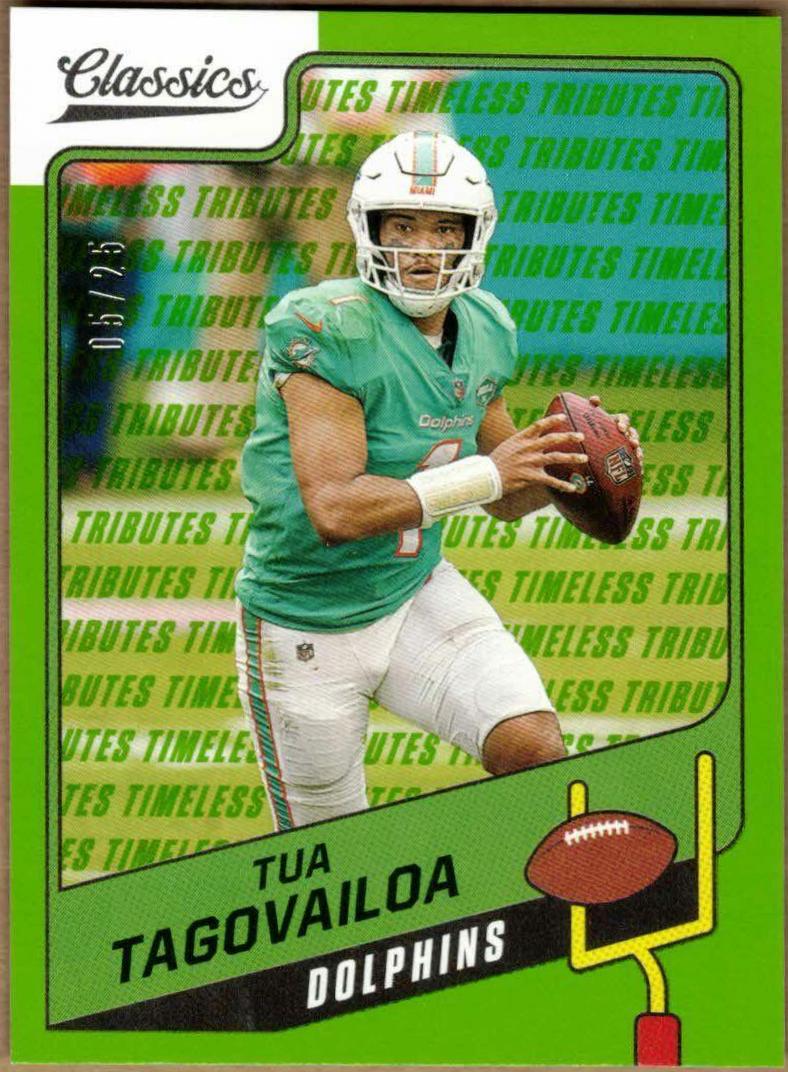 Tua Tagovailoa [Timeless Tributes Green] #67
