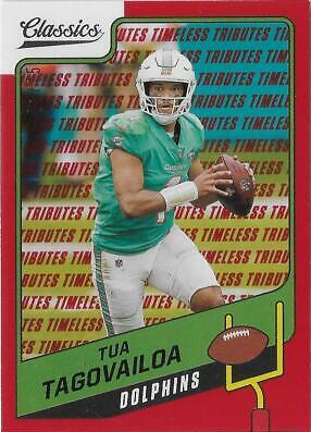 Tua Tagovailoa [Timeless Tributes Red] #67