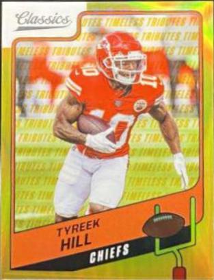 Tyreek Hill [Premium Edition Timeless Tributes Gold] #92