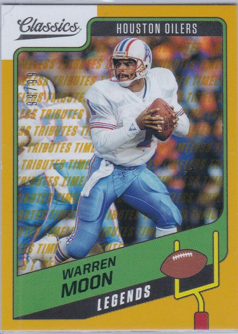 Warren Moon [Timeless Tributes Gold] #132