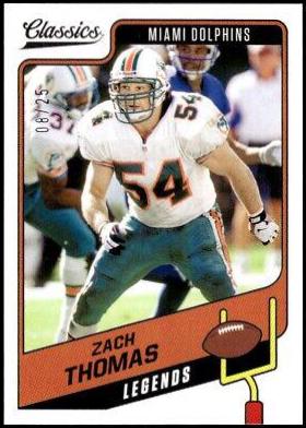 Zach Thomas [Blank Back] #140
