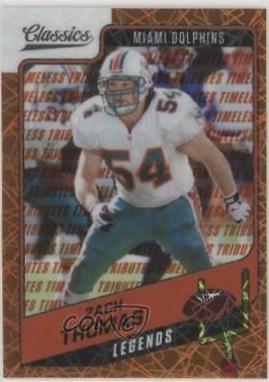 Zach Thomas [H2 Premium Edition Timeless Tributes Orange] #140