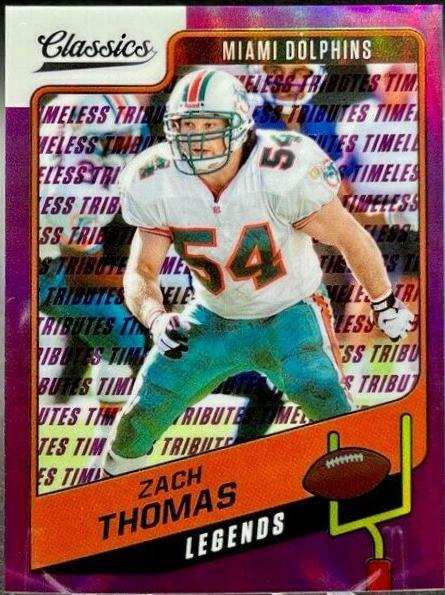 Zach Thomas [Premium Edition Timeless Tributes Purple] #140