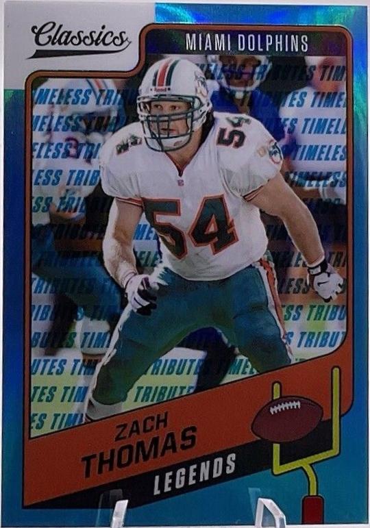 Zach Thomas [Timeless Tributes Blue] #140