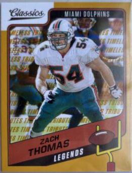 Zach Thomas [Timeless Tributes Gold] #140