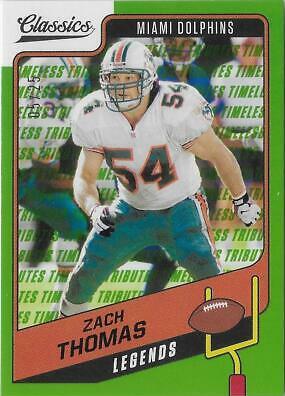Zach Thomas [Timeless Tributes Green] #140
