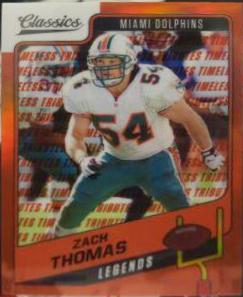 Zach Thomas [Timeless Tributes Orange] #140