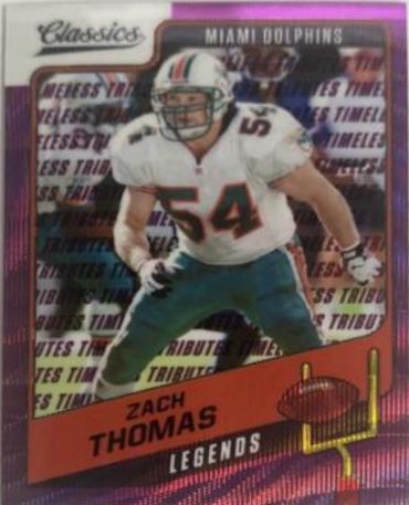 Zach Thomas [Timeless Tributes Purple] #140
