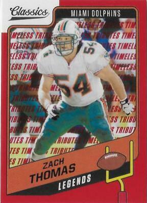 Zach Thomas [Timeless Tributes Red] #140