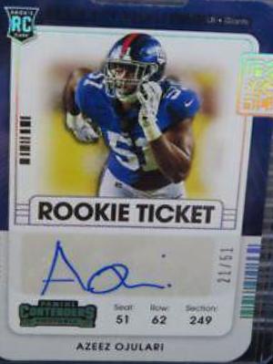 Azeez Ojulari [Autograph Stub] #169V