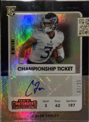 Caleb Farley [Autograph Championship] #153V
