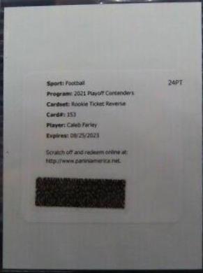 Caleb Farley [Autograph Reverse] #153