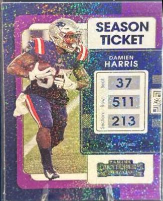 Damien Harris [Purple Holo] #69