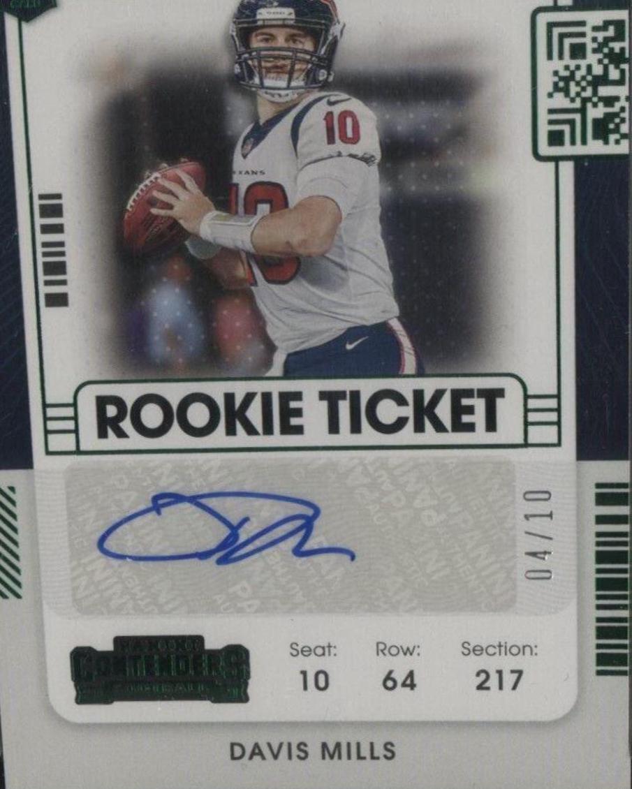 Davis Mills [Autograph Clear] #123V