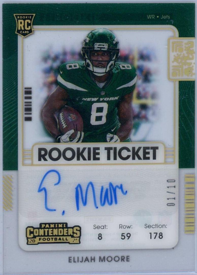 Elijah Moore [Autograph Clear] #114