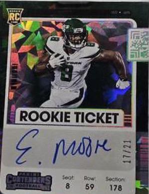 Elijah Moore [Autograph Cracked Ice] #114